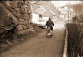 Vespa i "Smveien" apr. 70